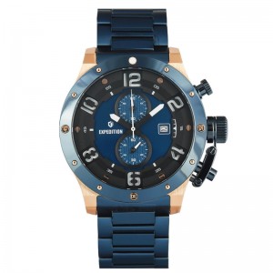 Expedition 6381 Rosegold Blue Man Steel MCBURBU1